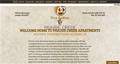 Desktop Screenshot of prairiecreekapartments.com